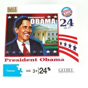 President Obama 24 pc Puzzle Black Heritage Series